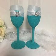Image result for Personalized 25th Wedding Anniversary Champagne Flutes