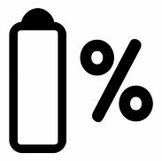 Image result for Battery Percentage PNG