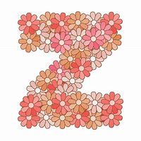 Image result for Floral Letter Z