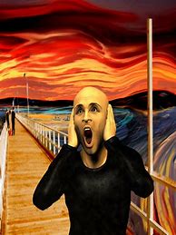 Image result for Scream Art Parody