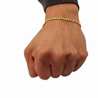 Image result for Gold Chain Link Bracelet