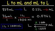 Image result for Reading Ml and Liters