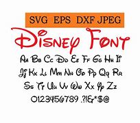 Image result for Silhouette Disney Font