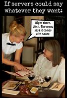 Image result for Funny Waiter Memes