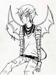Image result for Aesthetic Anime Demon Boy