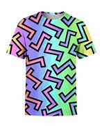 Image result for 80s Rainbow Shirt