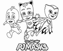 Image result for PJ Masks Coloring Pages Logo