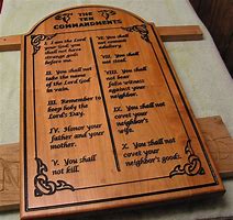 Image result for Catholic Ten Commandments Plaque