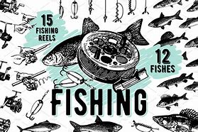 Image result for Vintage Fishing Clip Art