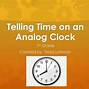Image result for Analog Clock Tell Time