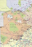 Image result for Botswana Map Africa