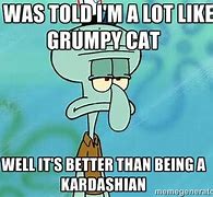 Image result for Grumpy Squidward Meme