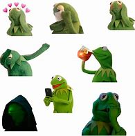 Image result for Kermit Sticker Memes