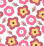 Image result for Cartoon Flower Pattern