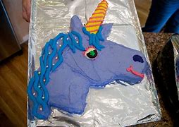 Image result for Decorating a Unicorn Cake