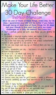 Image result for 30-Day Life Challenge