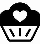 Image result for Heart Cupcake SVG