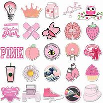 Image result for Pink Aesthetic Sticker Pack