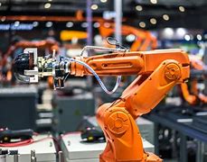 Image result for Red and White Factory Robot