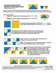 Image result for Flying Geese Quilt Chart
