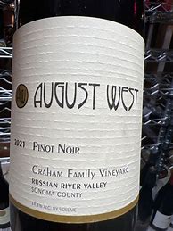 Image result for August West Pinot Noir Graham Family