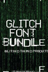 Image result for Glitch Font