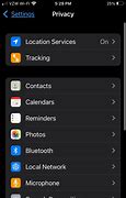 Image result for Privacy Menu iPhone