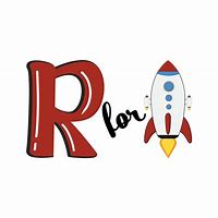 Image result for Alphabet R for Rocket