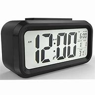 Image result for Battery Powered Digital Alarm Clock