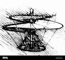 Image result for Leonardo Da Vinci Helicopter Drawing