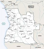 Image result for Angola Political Map