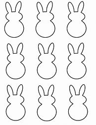 Image result for Easter Bunny Cut Out Template