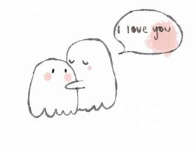 Image result for Ghost Hug Drawing