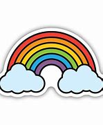 Image result for Rainbow Aesthetic Stickers