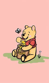 Image result for Winne the Pooh Beigh Backround Phone Case