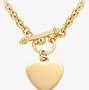 Image result for Gold Heart Fob Chain
