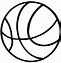 Image result for Shaded Basketball Black and White Clip Art