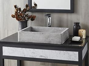 Image result for Concrete Bathroom Sink