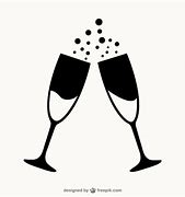 Image result for Champagne Bubbles in Glass Symbol