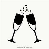 Image result for Champagne Silhouette Outline