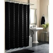 Image result for Black Shower Curtains Set