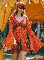 Image result for 70s Female Hippie Outfits