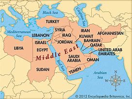 Image result for Middle East Full Map