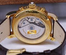 Image result for Mont Blanc Gold Metal Watch