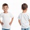 Image result for White Kid T-Shirt Modle