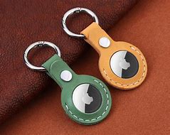 Image result for Air Tag Keychain Leather
