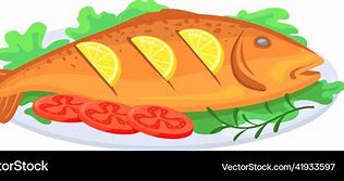 Image result for Fish Plate Cartoon