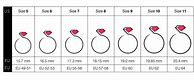 Image result for Size Chart for Rings