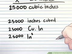 Image result for Cubic Inches Symbol