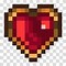 Image result for Minecraft Heart Pixel Art Grid